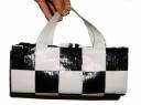 black and white bag