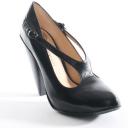 black vintage pumps