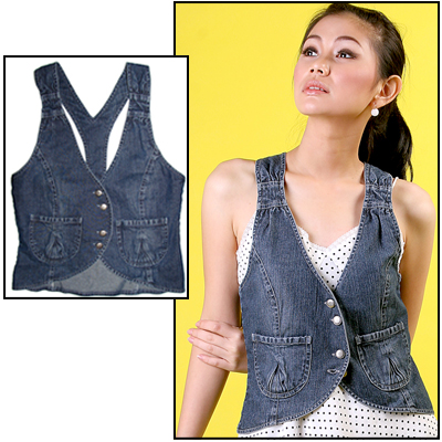 jean vest