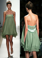 flowy green dress