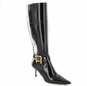luciano padovan patent leather boots