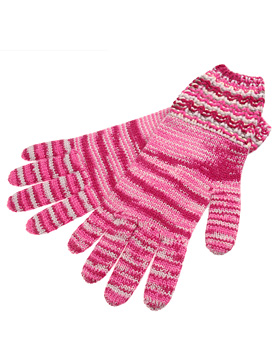 pink cashmere gloves