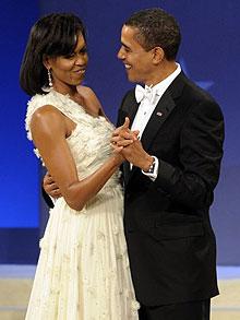 Michelle and Barack Obama Inaugural Ball