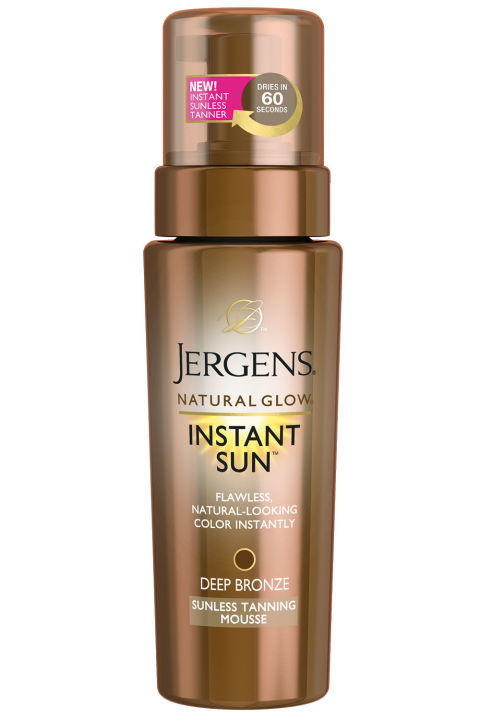 jergens natural glow instant sunless tanning mousse