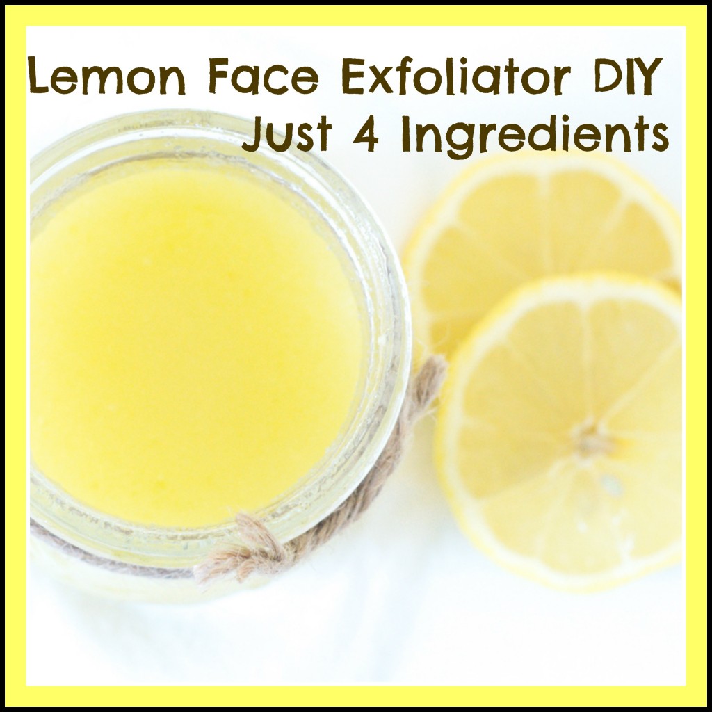 homemade face exfoliator