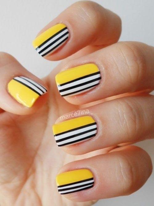 stripe nails