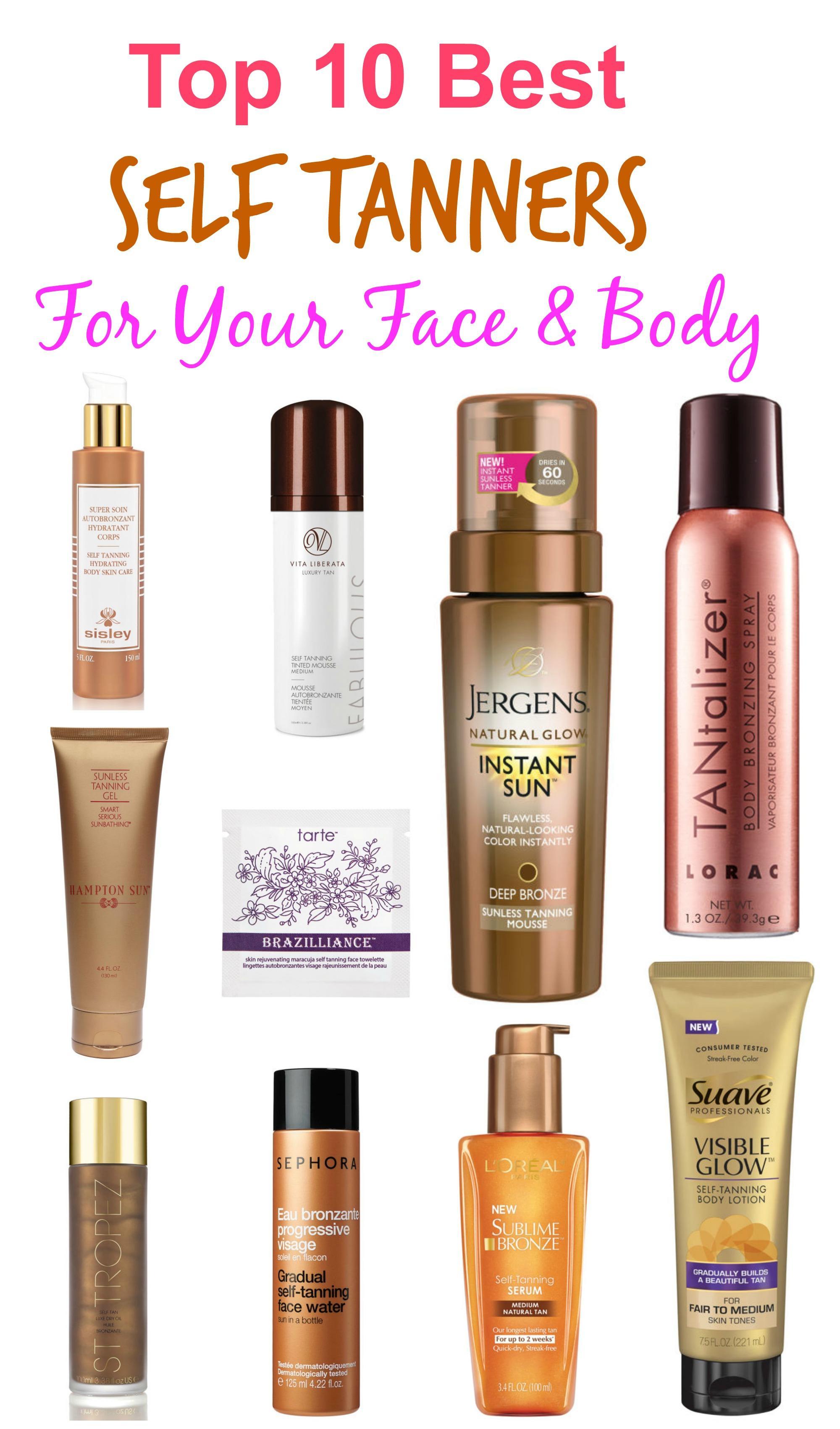 10 Best Self Tanners For Your Face and Body
