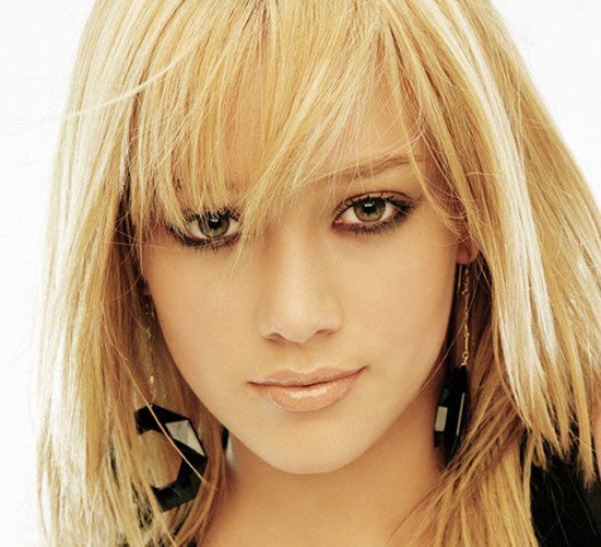 hillary duff wispy bangs