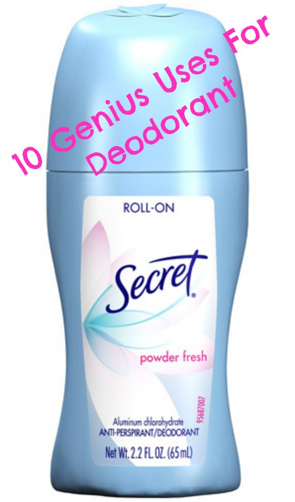 uses for your deodorant