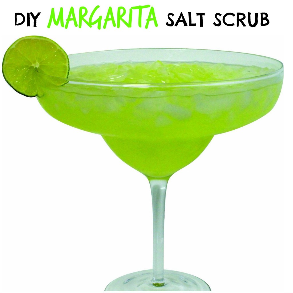 homemade margarita salt scrub