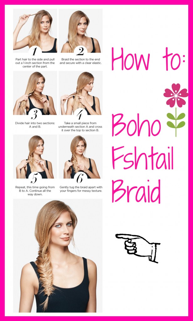 boho fishtail braid