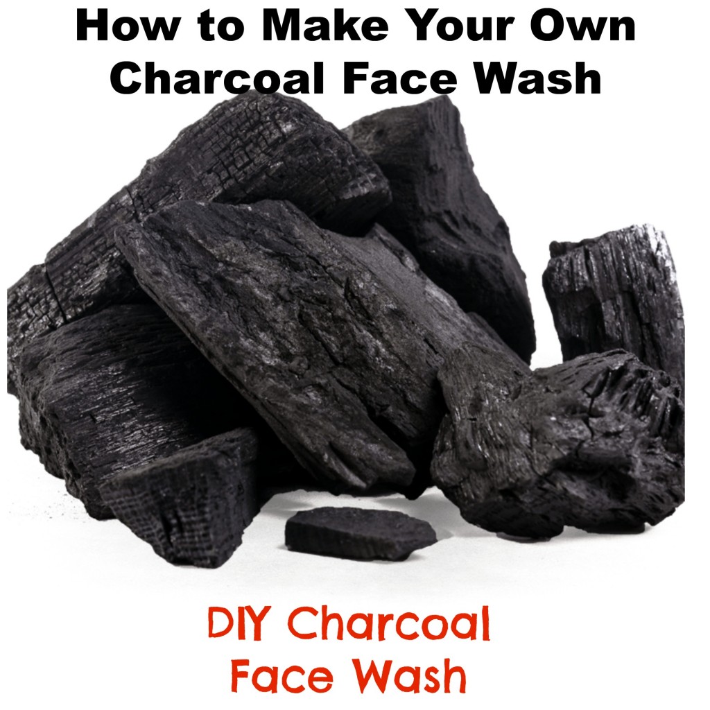 make your own charcoal face wash