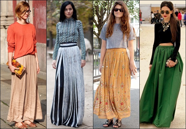 maxi skirt styles