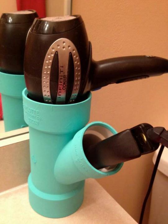 pvc pipe to hold beauty tools
