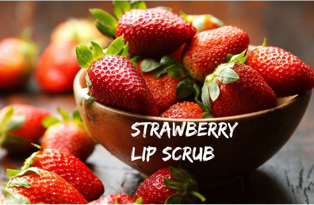 strawberry-lip-scrub