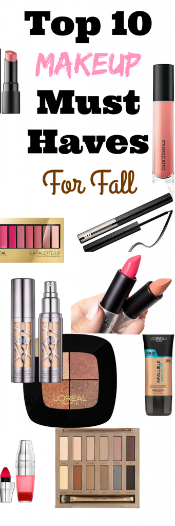 Top 10 Makeup Must Haves For Fall