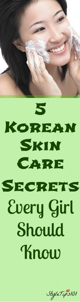 5 Korean Skin Care Secrets