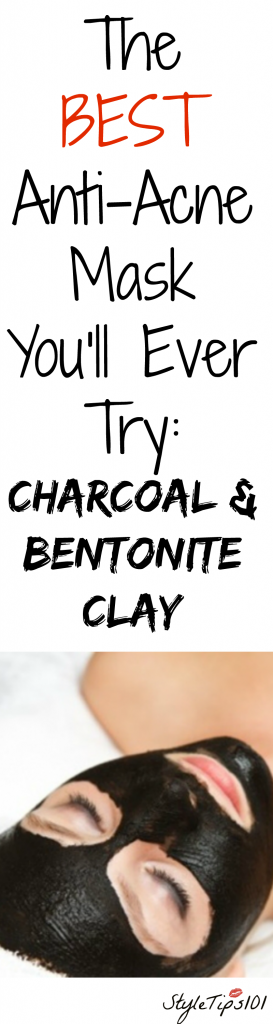 diy charcoal & bentonite face mask