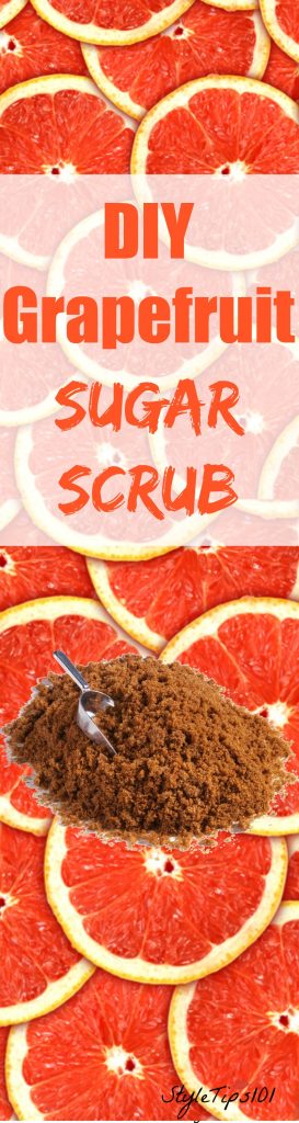 grapefruit sugar scrub