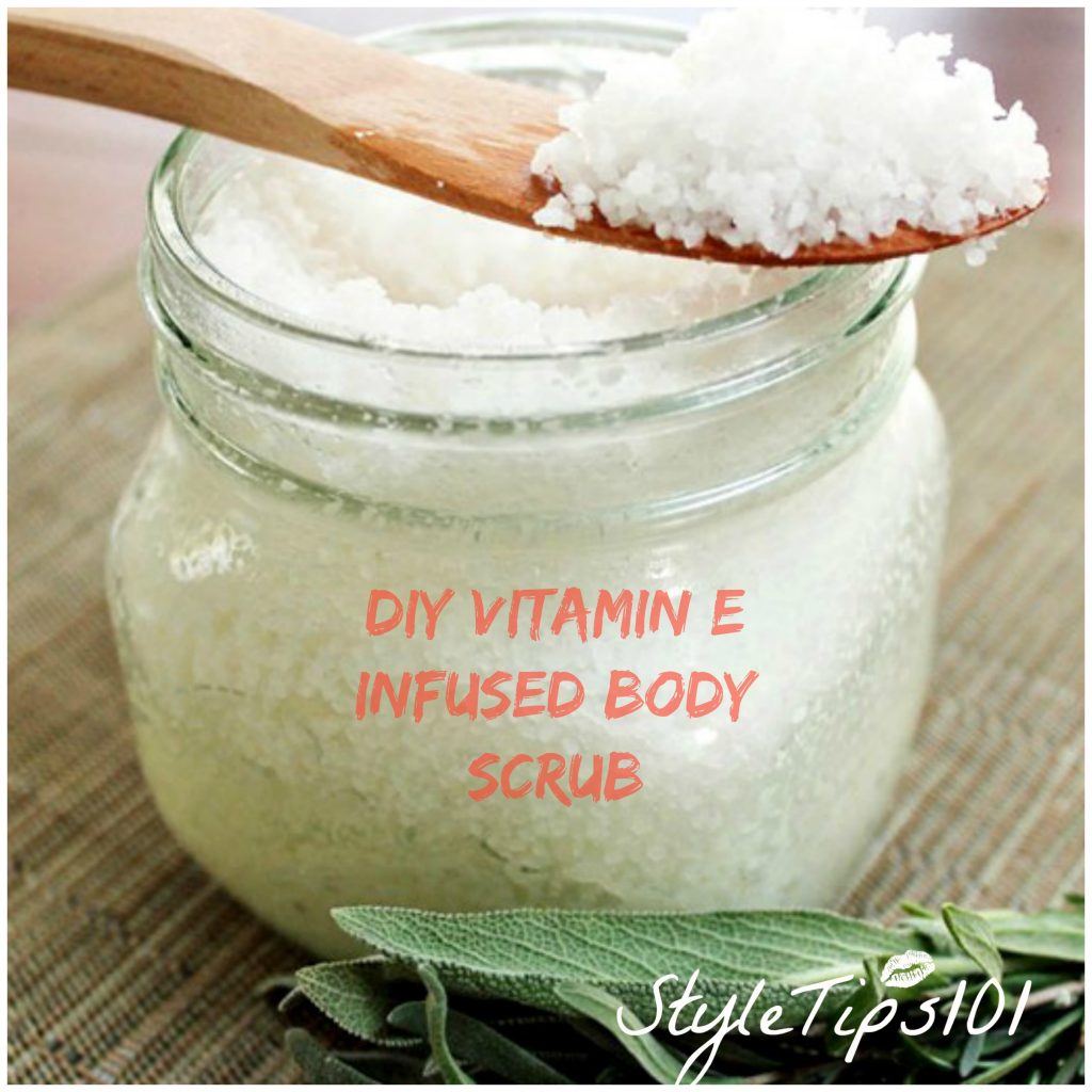 DIY Vitamin E Body Scrub