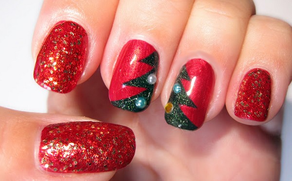 christmas nails