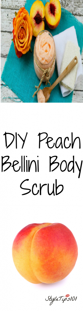 peach bellini scrub