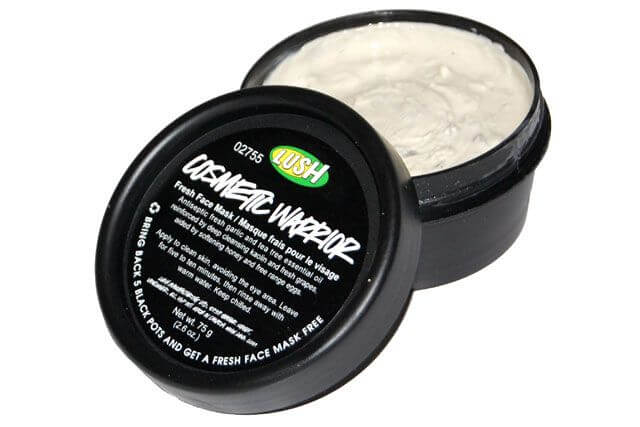 lush cosmetic warrior face mask