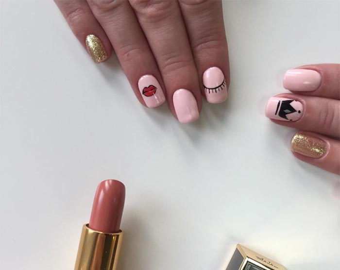 beauty icon nail designs for short nails