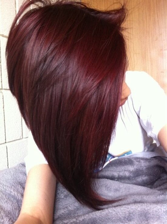 cherry brown hair