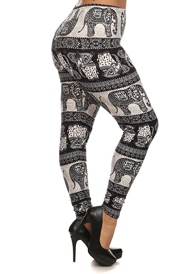 elephant print leggings