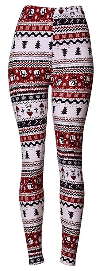 winter printed leggins