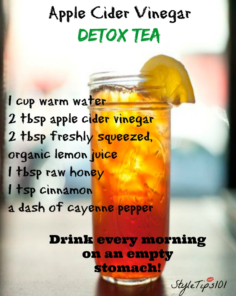 Apple Cider Vinegar Detox Tea