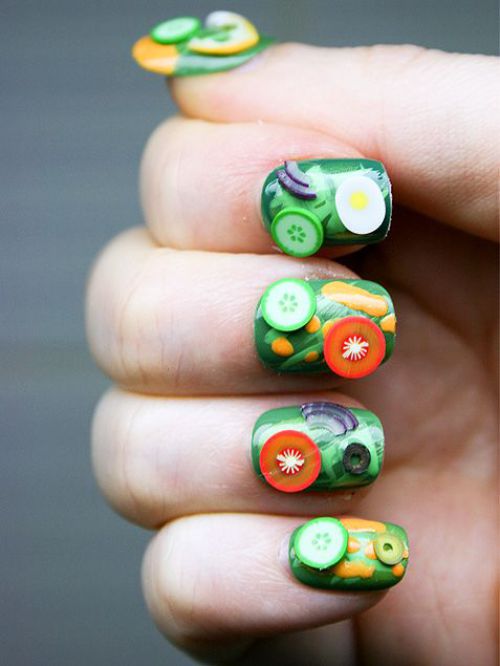 3D food nails