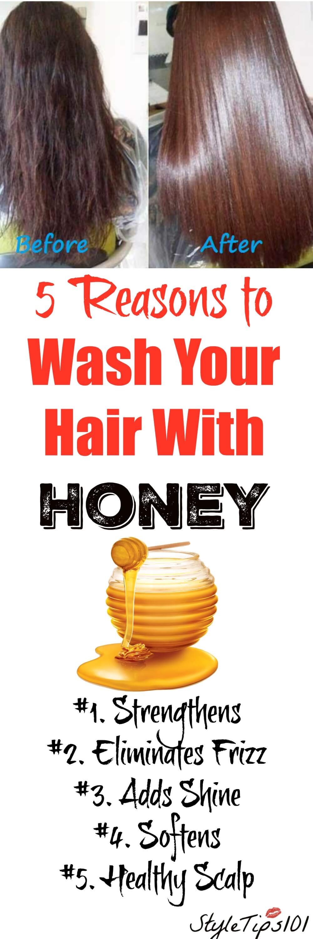 Wash Your Hair With Honey