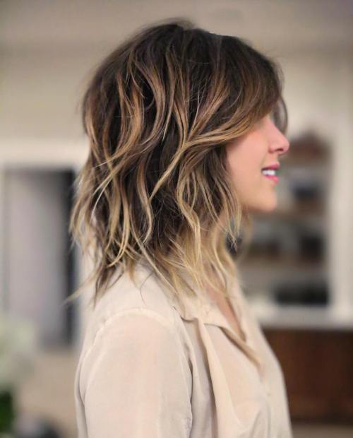 balayage shag