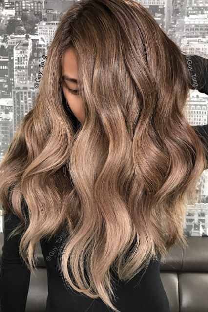 caramel hair color