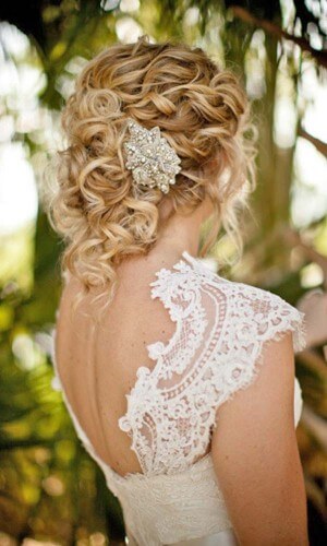 loose curls wedding hair