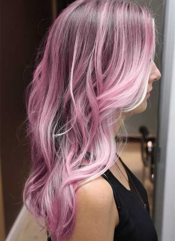 pink balayage