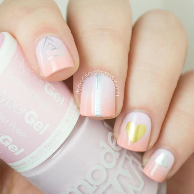 light pink nails