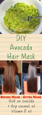 DIY Avocado Hair Mask