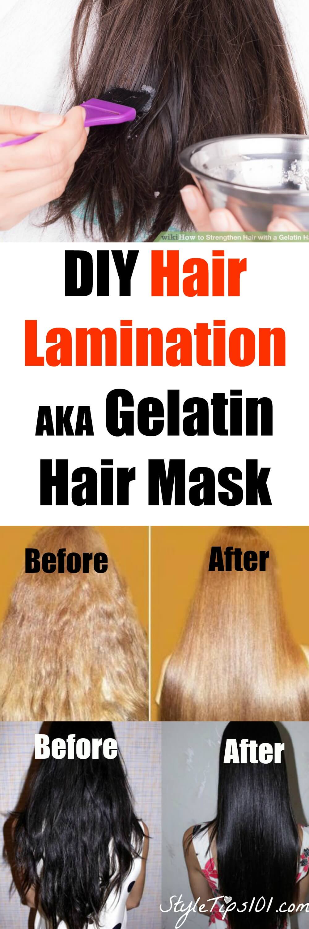 Diy Hair Lamination Mask For Super Shiny Hair Aka Gelatin