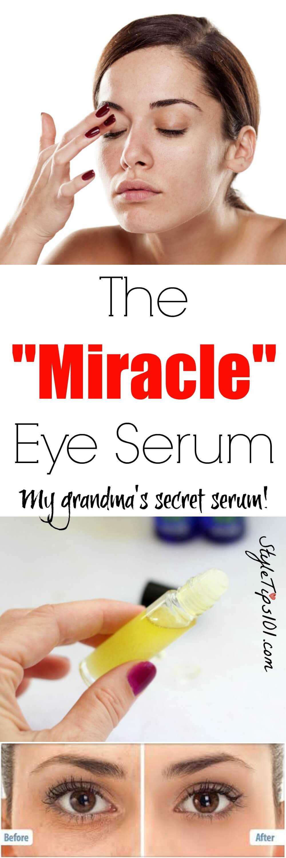 Homemade Eye Serum