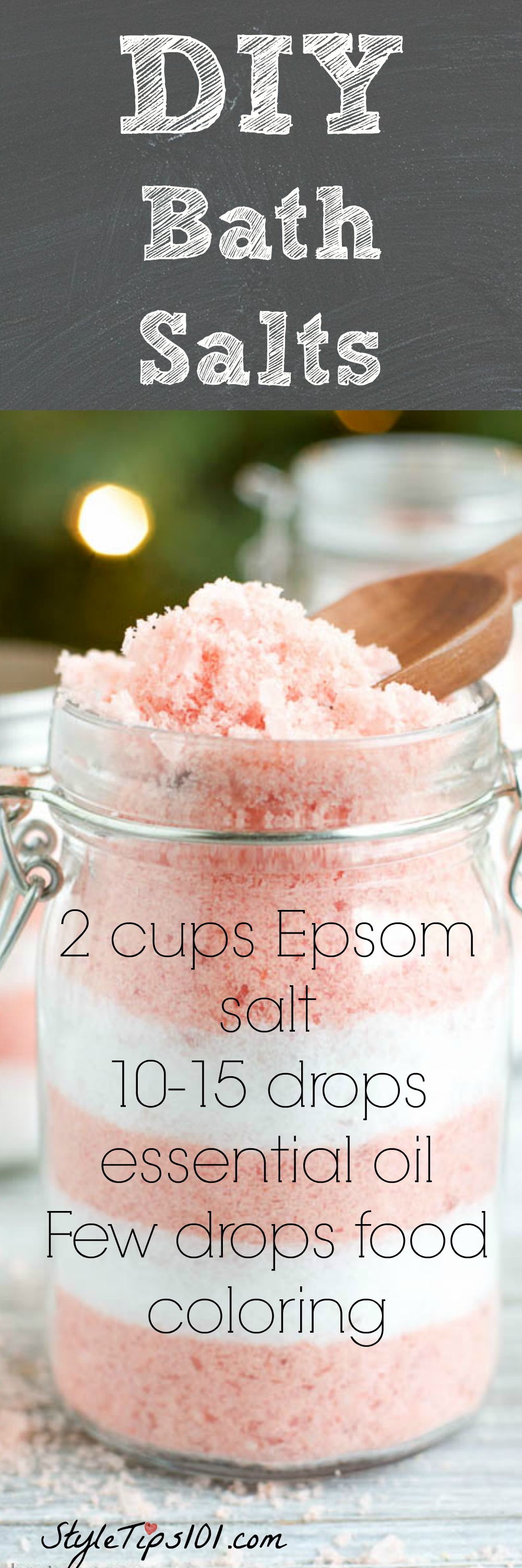 how to make bath salts easy