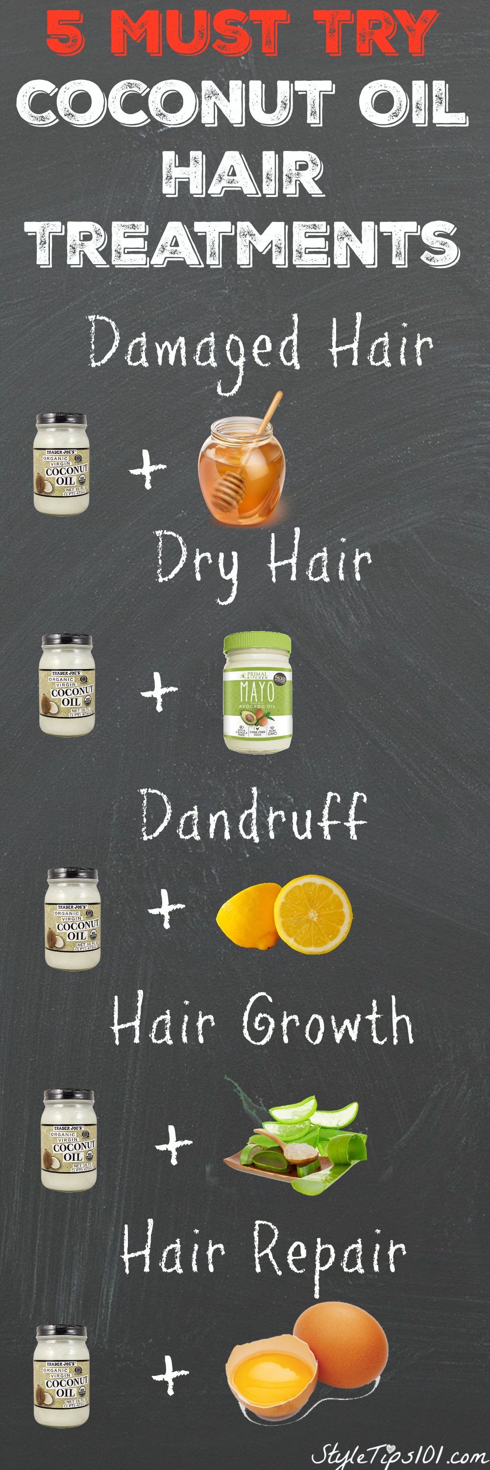 coconut oil hair treatments