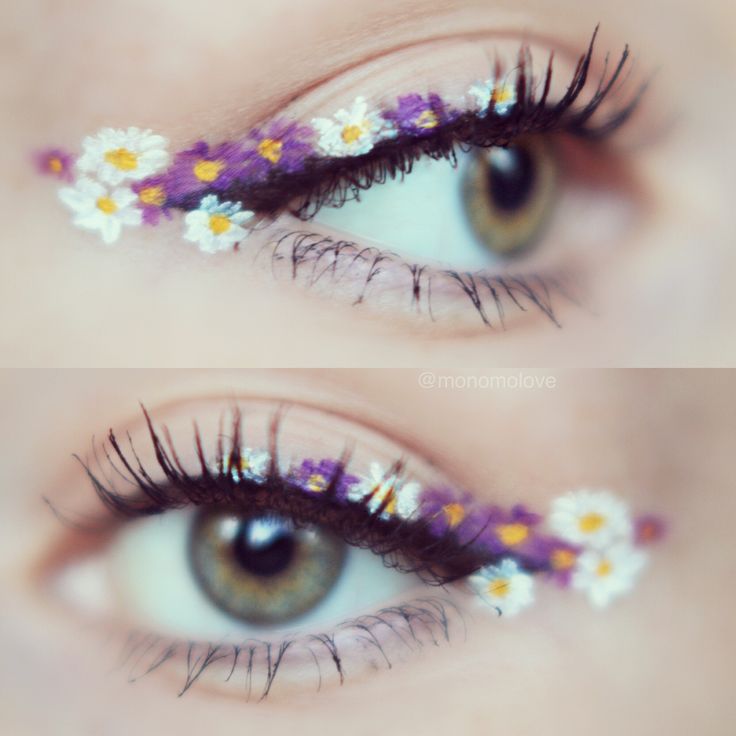 floral eyeliner
