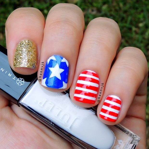 22 Patriotic Fourth of July Nails You'll Want to Rock This Season