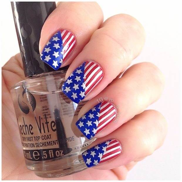 fourth of july nails 13