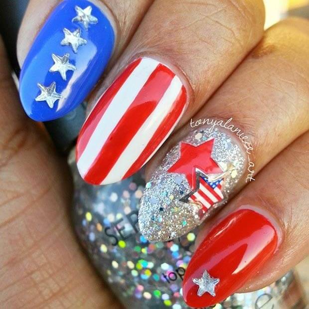 fourth of july nails 18