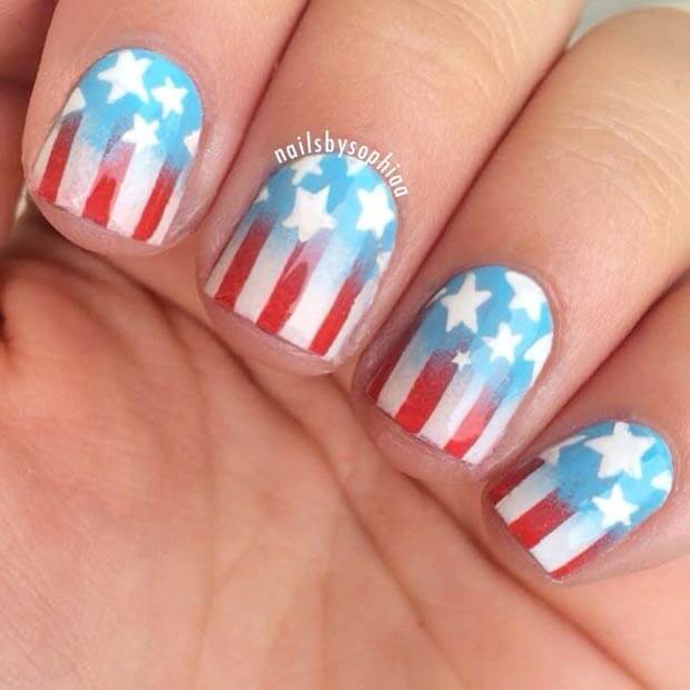 fourth of july nails 2