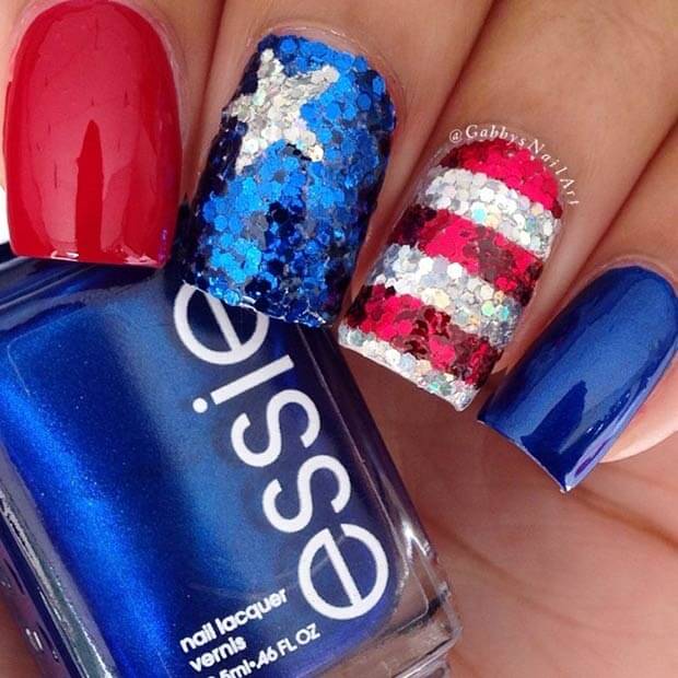 fourth of july nails 4